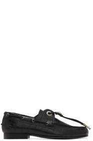 Toga Pulla - Black Croc Concho Loafers