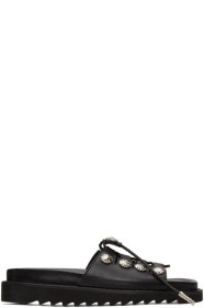 Toga Pulla - Black Buckle Sandals