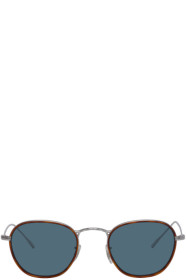 Oliver Peoples - Tortoiseshell & Silver Eoin Sunglasses