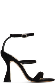 Sophia Webster - Black Suede Rosalind Hourglass Sandals