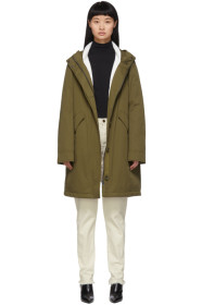 Yves Salomon - Army - Green Down Bachette Jacket