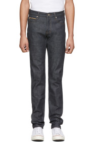 Naked & Famous Denim - インディゴ チャイニーズ ニュー イヤー メタル ラット スーパー ガイ ジーンズ