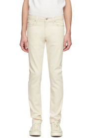 Naked & Famous Denim - Off-White Natural Seed Super Guy Jeans