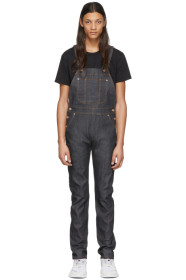 Naked & Famous Denim - インディゴ レフト ハンド ツイル オーバーオール