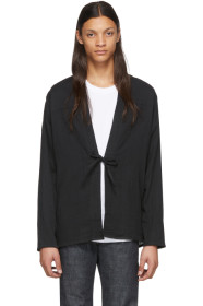 Naked & Famous Denim - SSENSE 限定 ブラック Kimono シャツ