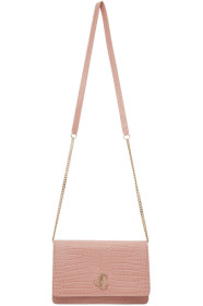 Jimmy Choo - Pink Croc Palace Bag