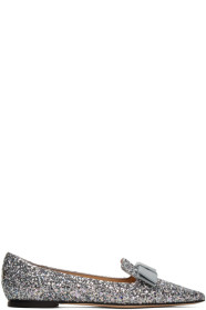 Jimmy Choo - Silver Blast Corse Glitter Gala 35 Loafers