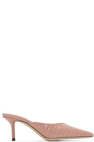 Jimmy Choo - Pink Croc Rav 65 Heels