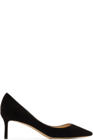 Jimmy Choo - Black Suede Romy 60 Heels