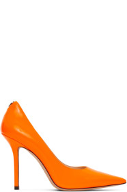 Jimmy Choo - Orange Patent Love Heel