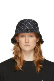 Marcelo Burlon County of Milan - Black Starter Black Label Edition Logo Bucket Hat