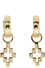 Marcelo Burlon County of Milan - Gold Cross Drop Earrings