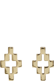 Marcelo Burlon County of Milan - Gold Cross Earrings