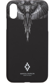 Marcelo Burlon County of Milan - Black & Grey Wings iPhone XR Case