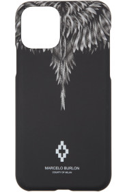 Marcelo Burlon County of Milan - Black & White Sharp Wings iPhone 11 Pro Case