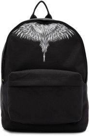 Marcelo Burlon County of Milan - Black & Grey Sharp Wings Backpack