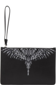 Marcelo Burlon County of Milan - Black & White Sharp Wings Pouch
