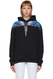 Marcelo Burlon County of Milan - Black & Blue Wings Hoodie