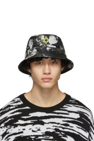 Marcelo Burlon County of Milan - Green Camouflage Bucket Hat