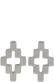 Marcelo Burlon County of Milan - Silver Cross Stud Earrings
