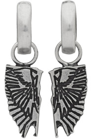 Marcelo Burlon County of Milan - Silver Wings Pendant Earrings