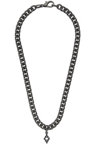 Marcelo Burlon County of Milan - Gunmetal Cross Necklace