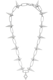 Marcelo Burlon County of Milan - Silver Studs Cross Necklace