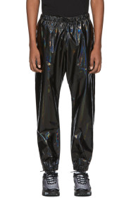 Marcelo Burlon County of Milan - Black Iridescent Lounge Pants