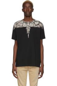 Marcelo Burlon County of Milan - Black & Brown Earth Wings T-Shirt
