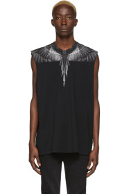 Marcelo Burlon County of Milan - Black Wings Sleeveless T-Shirt