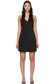 Fleur du Mal - Black V-Neck Essential Slip Dress