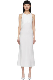 Haider Ackermann - White Fabric Combination Dress
