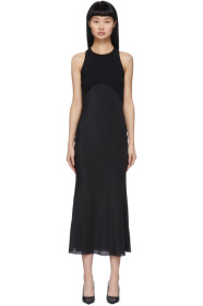 Haider Ackermann - Black Fabric Combination Dress