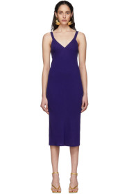 Haider Ackermann - Blue Midi Camisole Dress