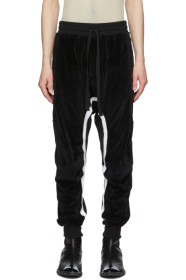 Haider Ackermann - Black Moonshape Jogging Lounge Pants