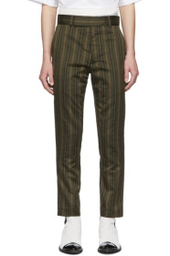 Haider Ackermann - Green Skinny Classic Trousers