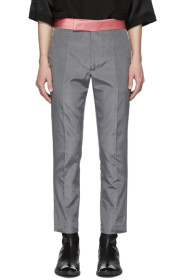 Haider Ackermann - Grey Skinny Classic Trousers