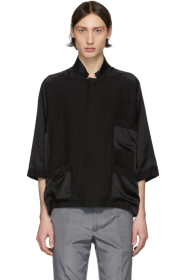 Haider Ackermann - Black Short Sleeve Pyjama Shirt