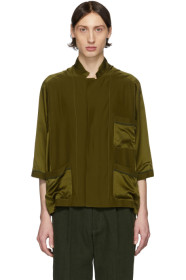 Haider Ackermann - Green Short Sleeve Pyjama Shirt