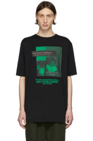 Haider Ackermann - Black 'Unfortunate Coincidence' T-Shirt