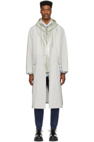 Miharayasuhiro - Manteau gris Chesterfield