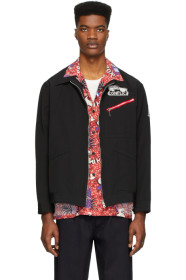 Miharayasuhiro - Blouson réversible noir Inside Shirt