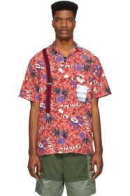 Miharayasuhiro - Chemise hawaïenne rouge
