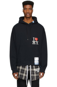 Miharayasuhiro - Pull à capuche noir Printed
