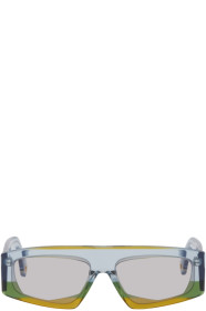 Jacquemus - Yellow & Blue 'Les Lunettes Yauco' Sunglasses