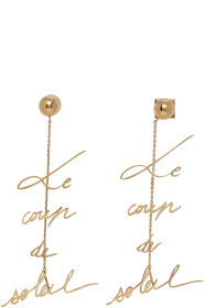 Jacquemus - Gold 'Le Coup De Soleil' Earrings
