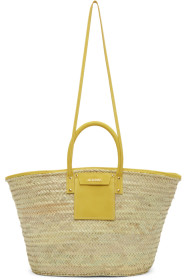 Jacquemus - Beige & Yellow 'Le Grand Panier Soleil' Tote