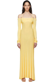 Jacquemus - Yellow 'La Robe Maille Valensole' Dress