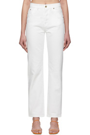 Jacquemus - White 'Le Jean' Jeans