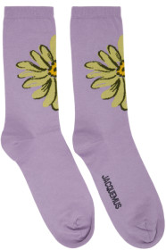 Jacquemus - Purple 'Les Chaussettes Fleurs' Socks